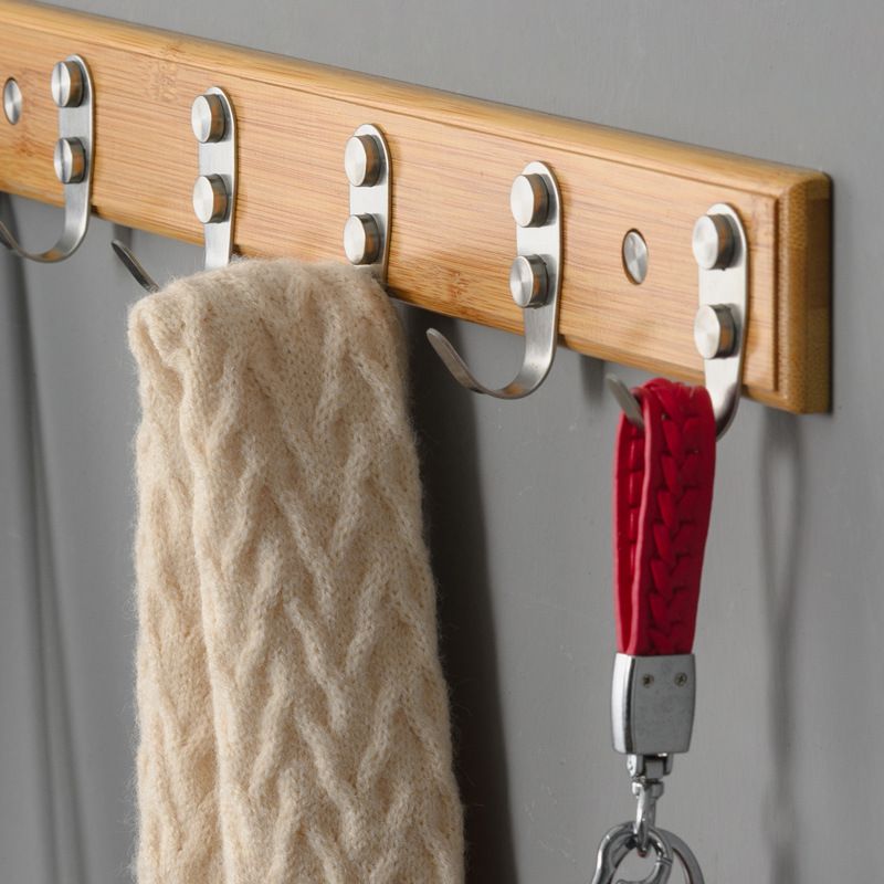 挂衣钩进门玄关挂衣架墙上壁挂一排打孔挂钩入户门免衣帽架衣服式