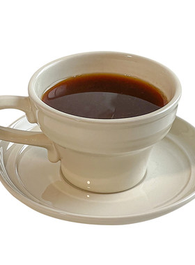 欧式高级精致陶瓷咖啡杯送勺