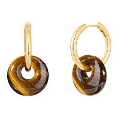 TWINSLULU气质高级感圆形耳环