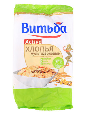 白俄罗斯进口维奇卡麦片玉米片谷物麦麸粗粮饱腹代餐即食食品
