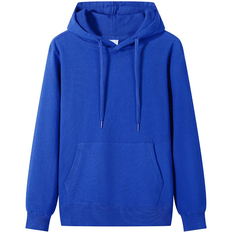 纯棉连帽卫衣定制工作服班服印图