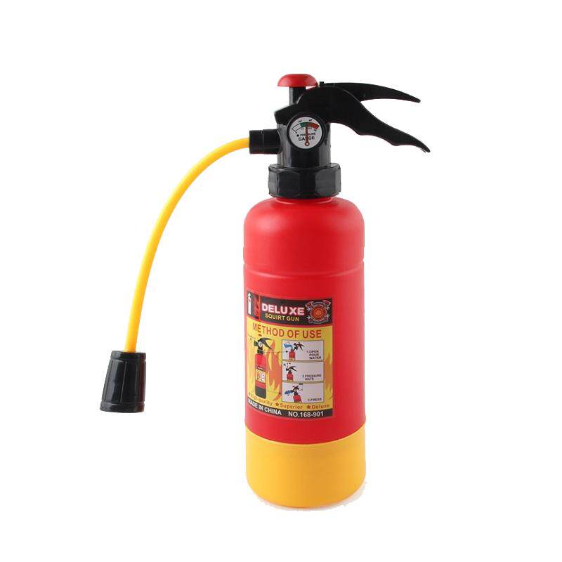 儿童消防员玩具仿真灭火器抽拉式水枪