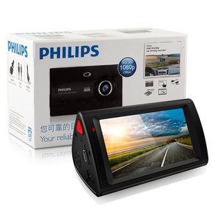 飞利浦CVR500车载行车记录仪超高清1080P广角夜视3.0触控大屏