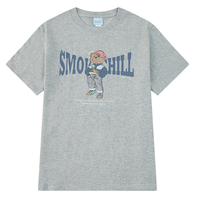 复古小尼力ins美式复古潮牌街头宽松体恤男女情侣短袖T恤中袖bf风