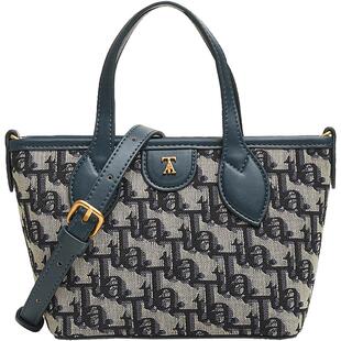 TATA他她复古老花手提包女包包休闲手拎包单肩包春季新款X3410AX5