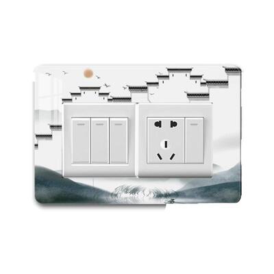 开关贴装饰画墙壁插座保护套创意