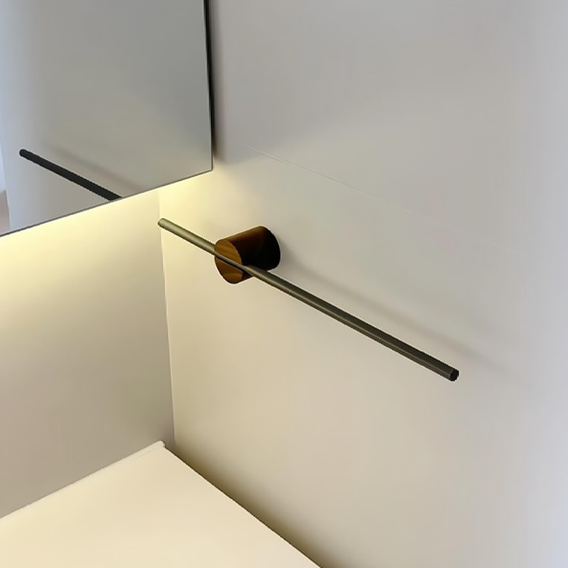 卫生间毛巾架免打孔高端浴室洗漱台置物架一体太空铝单杆2024新款