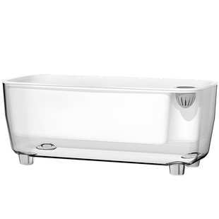 仿玻璃长方形花盆阳台种菜盆塑料蔬菜种植专用箱窗台家用草莓花槽