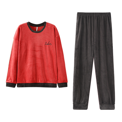 潘琪美女海岛绒睡衣可外穿