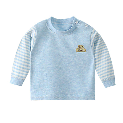 婴儿秋衣上衣纯棉男女