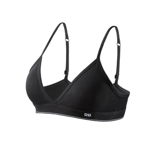 COCO LORRIE法式无痕双肩文胸 纯棉无钢圈聚拢三角杯运动内衣少女