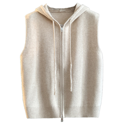 连帽马甲女士外套2025新款