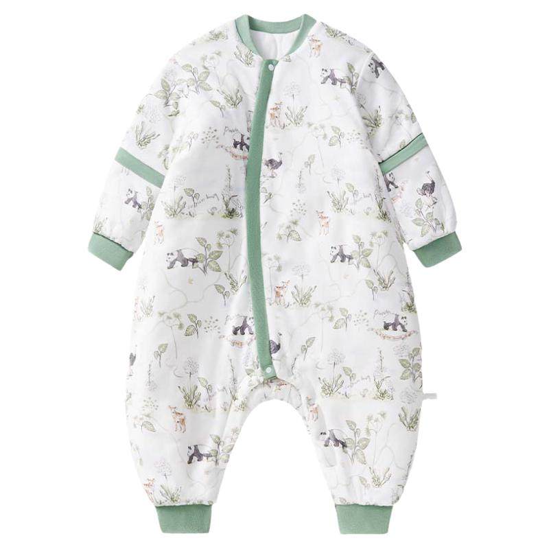 欧孕听梦婴儿睡袋四季通用宝宝恒温分腿睡袋儿童防踢被子春秋冬款