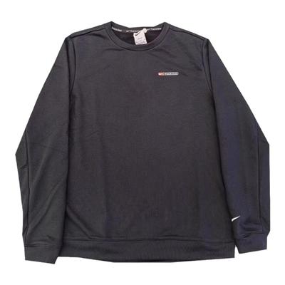 耐克男子冬款运动休闲速干透气百搭刺绣圆领套头衫FB5510-010-323