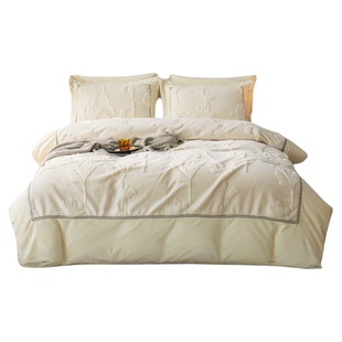 多喜爱床上用品四件套床单床品被套被罩被单珊瑚绒加绒毛绒法兰绒