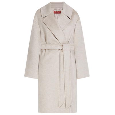 【臻选礼遇】MaxMara 秋冬女装绵羊毛长袍大衣6016094106