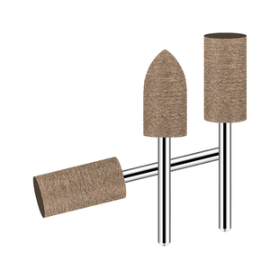 楠恩牛皮磨头3mm柄气动电动抛光轮金属模具玉石翡翠风磨笔打磨头