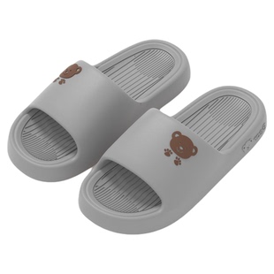 七色纺居家室内拖鞋女款厚底防滑防臭透气夏季新款凉拖静音洗澡男