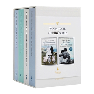 那不勒斯四部曲套装 英文原版小说书 HBO我的天才女友 The Neapolitan Novels My Brilliant Friend 埃莱娜费兰特 进口英语书籍