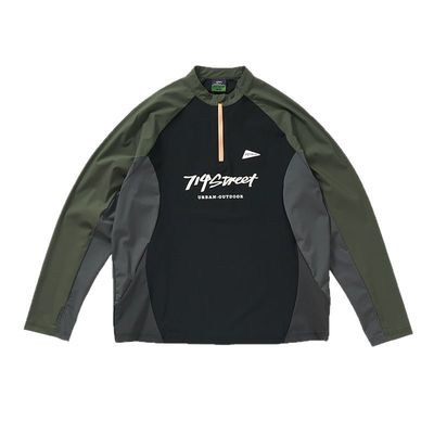 714street速干半拉链骑行服