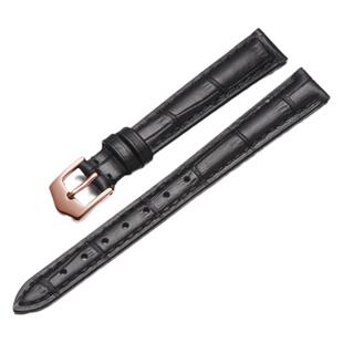 真皮表带女士适配卡西欧浪琴天梭聚利时手表链牛皮细表带女款10mm