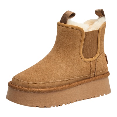 snowelf【冬季厚底切尔西靴子】