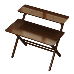 折叠书桌床边桌子小户型出租屋移动写字台电脑桌免安装学生学习桌