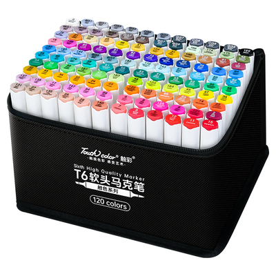 touchcolor6代油性马克笔软头