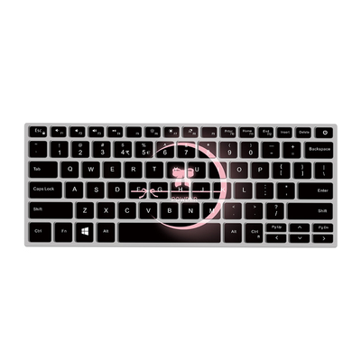 黑粉月牙键盘膜适用2025华硕天选6Pro苹果MacBookAir保护膜联想Y9000X ThinkBook14+防尘罩惠普战66彩绘膜
