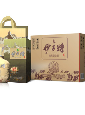 新疆伊力特伊力伊牌老窖50°/46°500ml*6瓶纯粮白酒绵柔型五粮