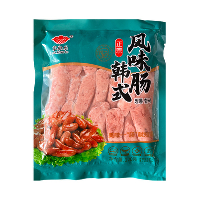 韩式风干肠烤肉店烤肠风味肠