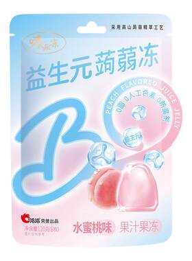 洽洽啵乐冻蒟蒻果冻120g益生元