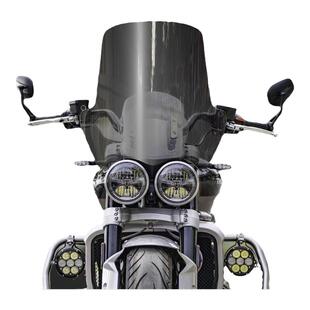 适用于凯旋火箭Rocket3前挡风玻璃改装定制风挡护胸加宽风挡进口