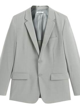 【商场同款】太平鸟男装商务休闲西服春季新款翻领套西B1BAF1401