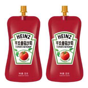 亨氏番茄沙司家用小袋意面西红柿沙拉薯条手抓饼酱挤挤装120g尝鲜