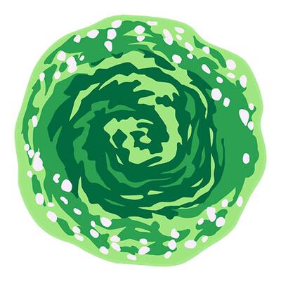 瑞克传送门小号异形护手腕鼠标垫