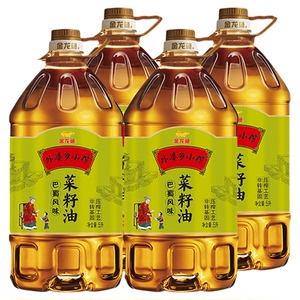 金龙鱼菜籽油 外婆乡小榨食用油5L*4 巴蜀风味非转基因物理压榨