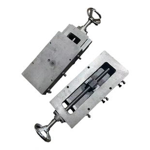 盛达十字手摇燕尾槽滑台 有杆丝杆拖板 XY微型滑轨 铸铁滑块模组