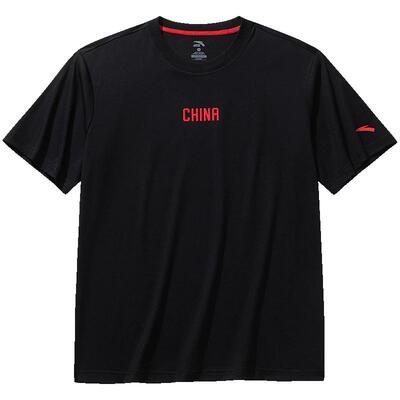 安踏男休闲冰丝国潮冷萃T