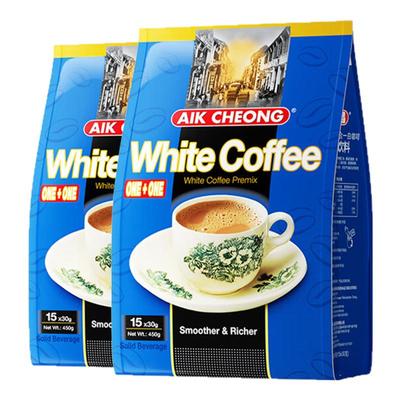 马来西亚进口益昌老街二合一白咖啡无蔗糖速溶咖啡粉学生提神2袋