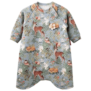 [林深时见鹿]aqpa爱帕婴儿衣服宝宝睡衣长袖睡袍秋冬夹棉保暖睡袋