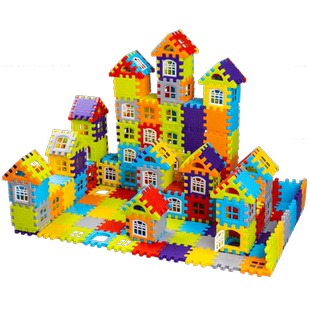 儿童益智拼装玩具方块5积木1一2男孩3-6岁宝宝4思维训练拼图女孩7