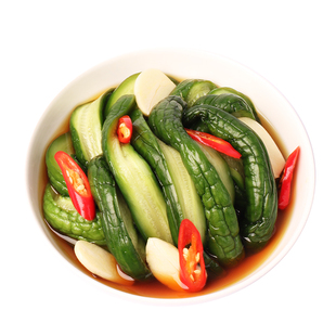 三口一品413g酸甜小黄瓜东北酸菜俄式酸甜小黄瓜下饭菜延边泡菜