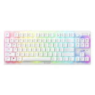 Razer雷蛇噬魂金蝎V2无线竞技版白色87键TKL光学机械矮轴游戏键盘