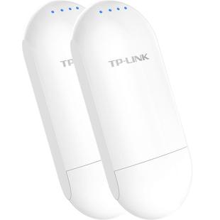 普联TP-LINK TL-CPE501套装 室外无线网桥一对网络监控免配置867M高速5G双网口5km防水DC直流12V/24V/PoE供电