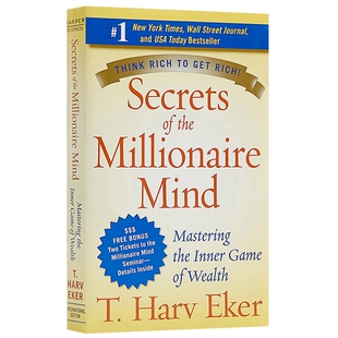华研原版 有钱人想的和你不一样 英文原版 Secrets of the Millionaire Mind 资金管理 进口英语书籍 百万富翁的秘密 英文版