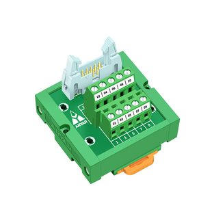 RJ45转端子水晶网口转双层接线端子排90度弯脚180直头导轨安装