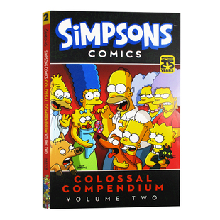 辛普森漫画大全2 Simpsons Comics Colossal Compendium Volume 2 英文原版儿童漫画 进口英语动漫书籍 Matt Groening