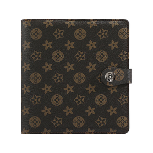 法拉蒙印花磁扣现金存钱本老钱风多功能大容量加厚防水纸钞存款单收纳册2026年存折本子高端家庭理财攒钱神器