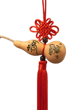 天然小本捻葫芦挂件手工墨刻彩绘十二生肖文玩手手把件12生肖摆件